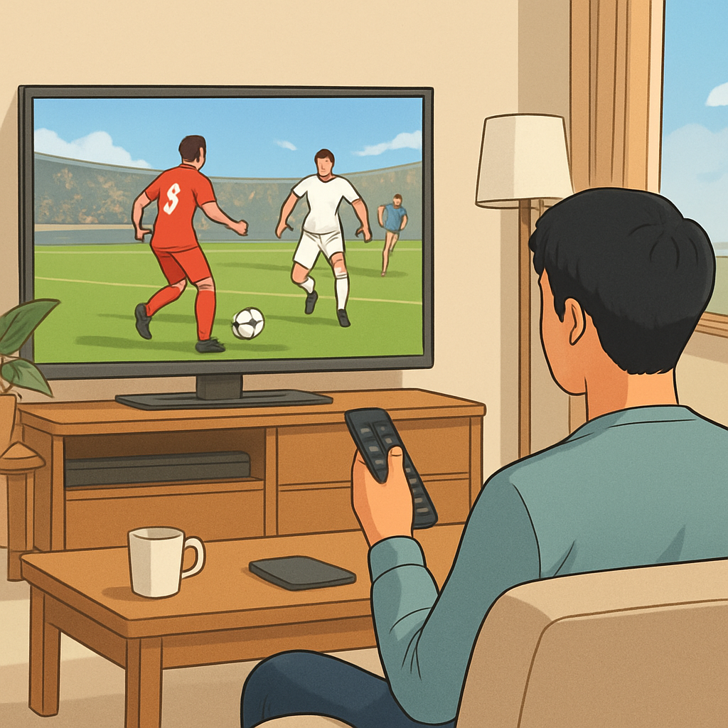 한국에서 보는 해외 축구 중계 방법 이미지