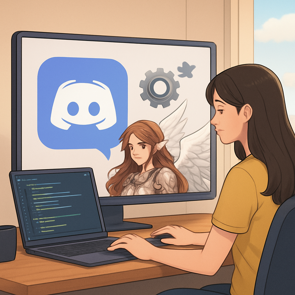 아이온 디스코드 봇 제작 이미지