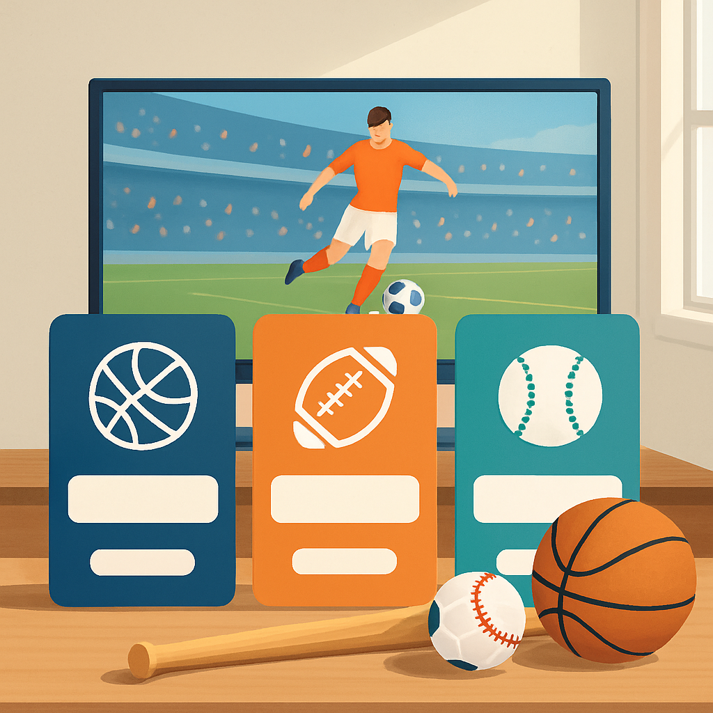 프리미엄 스포츠 중계 패키지 가격 비교 이미지