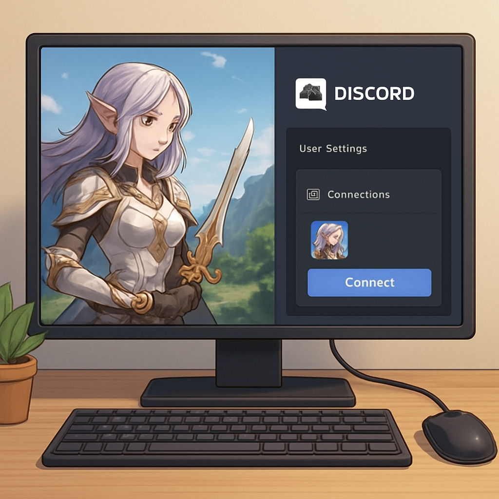 아이온 게임과 디스코드 연동을 위한 설정 가이드 이미지