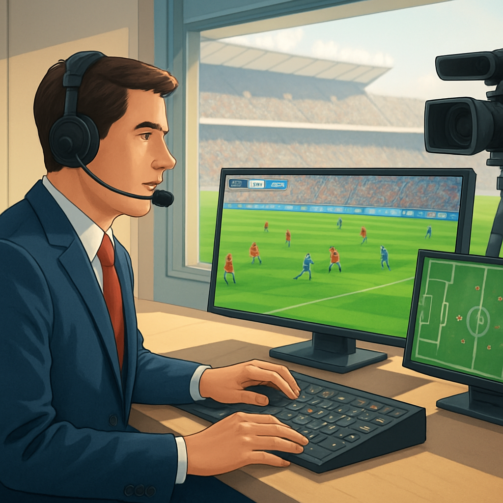 경기 중계 방송 이미지