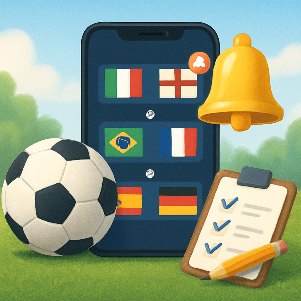 해외축구중계 일정 무료 알림 서비스 이미지