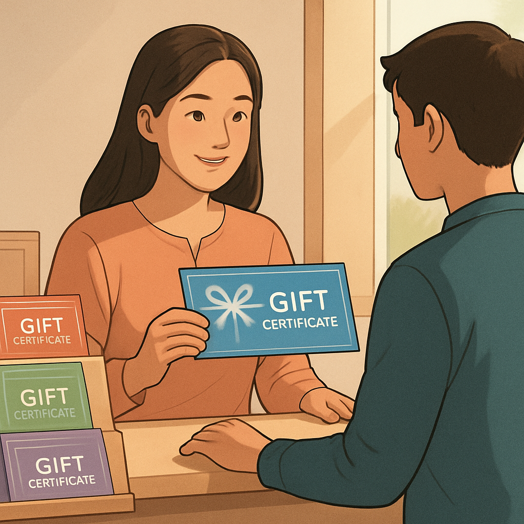 상품권 판매 방법 이미지