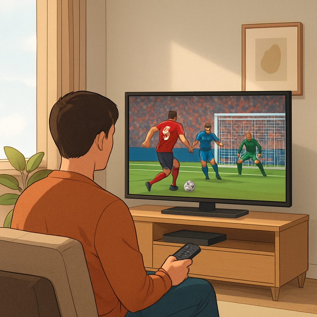 한국에서 보는 유럽축구 중계 합법성 이미지