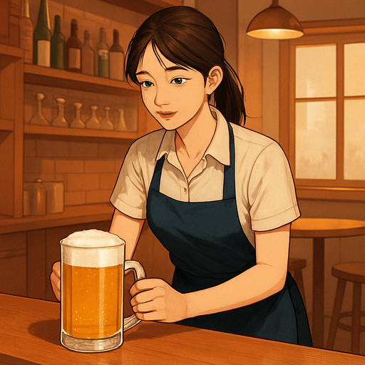 주점 서빙 아르바이트 이미지