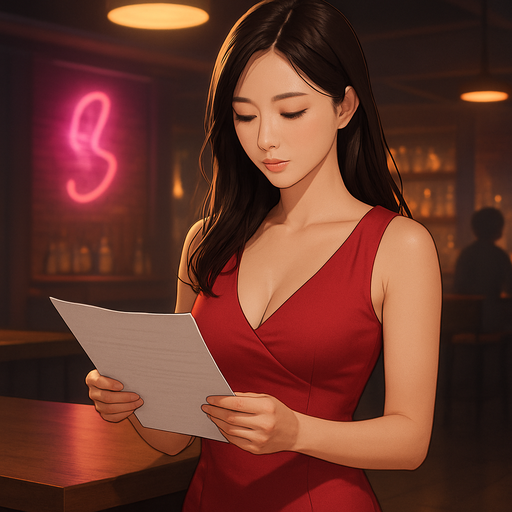 밤에 일하는 유흥업소 알바 채용 정보 이미지