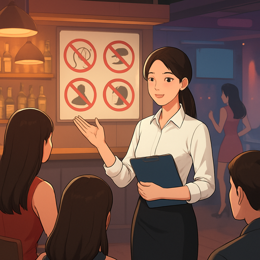 유흥업소 아르바이트 안전 수칙과 주의사항 이미지