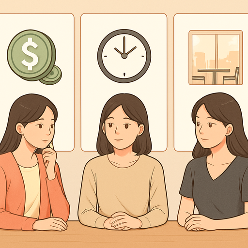 유흥알바 시급, 근무시간, 근무환경 비교 이미지